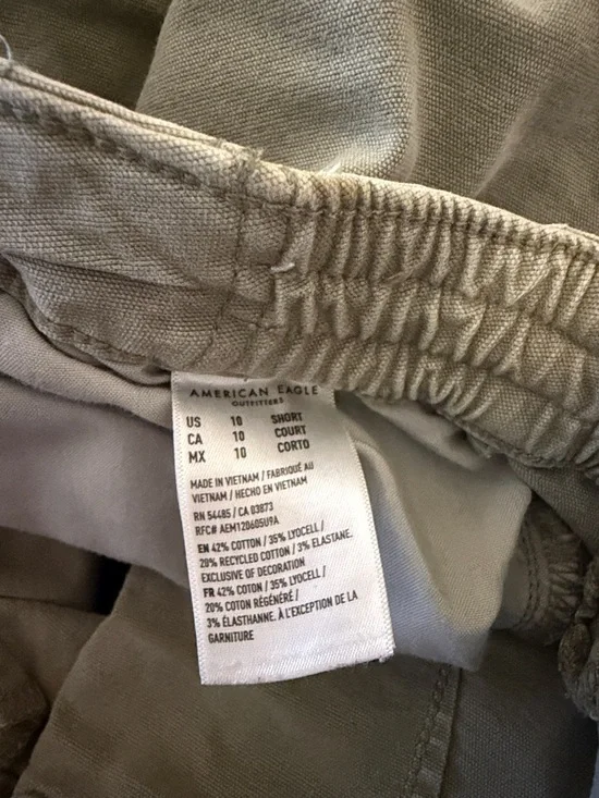American Eagle Outfitters Olive Green Cargo Pants - Picture 3 of 3